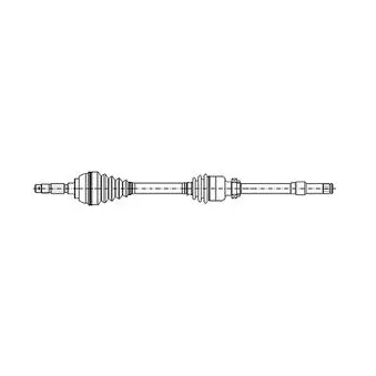 Arbre de transmission METELLI 17-1395