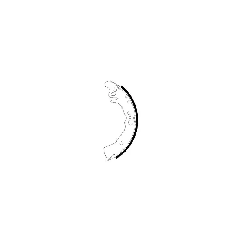 Jeu de mâchoires de frein HELLA PAGID 8DB 355 002-591