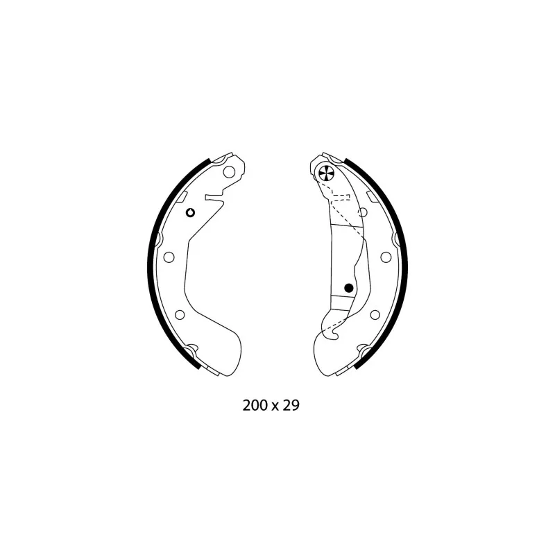 Kit de freins arrière (prémontés) HELLA PAGID 8DB 355 003-421