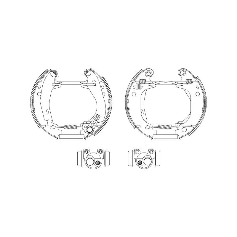 Kit de freins arrière (prémontés) HELLA PAGID 8DB 355 003-651