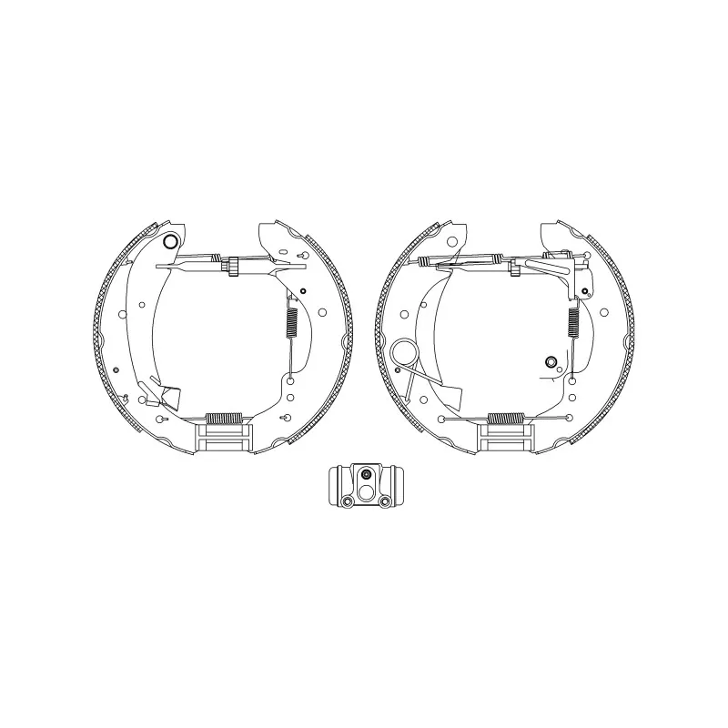 Kit de freins arrière (prémontés) HELLA PAGID 8DB 355 004-231