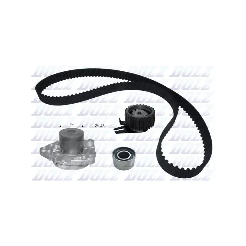 Pompe à eau + kit de courroie de distribution DOLZ KD301