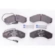Jeu de 4 plaquettes de frein arrière HELLA PAGID 8DB 355 005-431 - Visuel 1