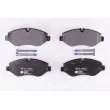 Jeu de 4 plaquettes de frein avant HELLA PAGID 8DB 355 005-511 - Visuel 1