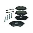 Jeu de 4 plaquettes de frein avant HELLA PAGID 8DB 355 005-521 - Visuel 1