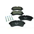 Jeu de 4 plaquettes de frein avant HELLA PAGID 8DB 355 005-531 - Visuel 1