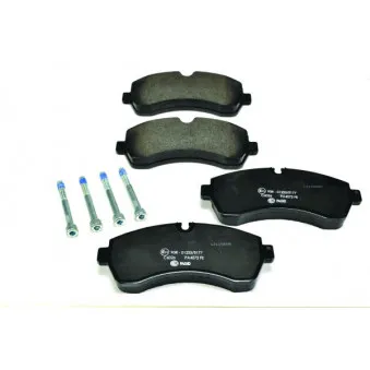 Jeu de 4 plaquettes de frein avant HELLA PAGID 8DB 355 005-531