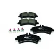 Jeu de 4 plaquettes de frein arrière HELLA PAGID 8DB 355 005-541 - Visuel 1