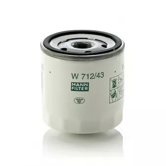 Filtre à huile MANN-FILTER W 712/43