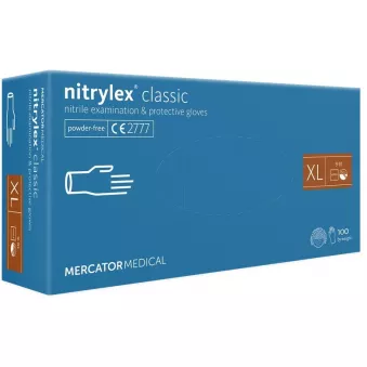 Gants nitrile Bleu, taille XL MERCATOR
