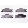 Jeu de 4 plaquettes de frein avant HELLA PAGID 8DB 355 005-651 - Visuel 1