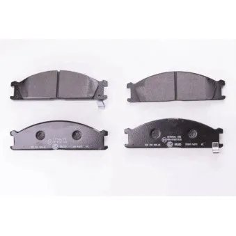 Jeu de 4 plaquettes de frein avant HELLA PAGID 8DB 355 005-651