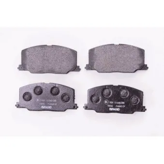 Jeu de 4 plaquettes de frein avant HELLA PAGID 8DB 355 005-771