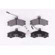 Jeu de 4 plaquettes de frein avant HELLA PAGID 8DB 355 006-011 - Visuel 1