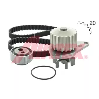 Pompe à eau + kit de courroie de distribution AIRTEX WPK-121202