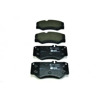 Jeu de 4 plaquettes de frein avant HELLA PAGID 8DB 355 006-061