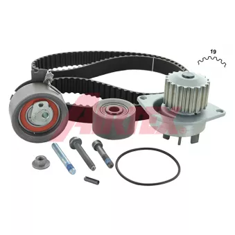 Pompe à eau + kit de courroie de distribution AIRTEX WPK-160002