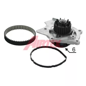 Pompe à eau + kit de courroie de distribution AIRTEX WPK-195801