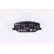 Jeu de 4 plaquettes de frein avant HELLA PAGID 8DB 355 006-161 - Visuel 3