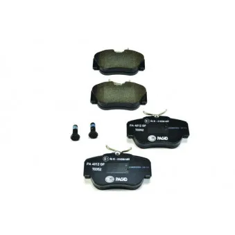 Jeu de 4 plaquettes de frein avant HELLA PAGID 8DB 355 006-181
