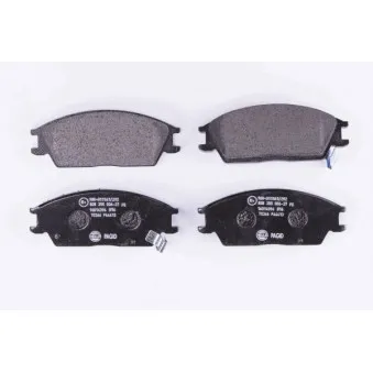 Jeu de 4 plaquettes de frein avant HELLA PAGID 8DB 355 006-271