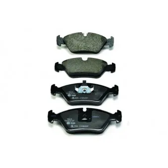 Jeu de 4 plaquettes de frein avant HELLA PAGID 8DB 355 006-511