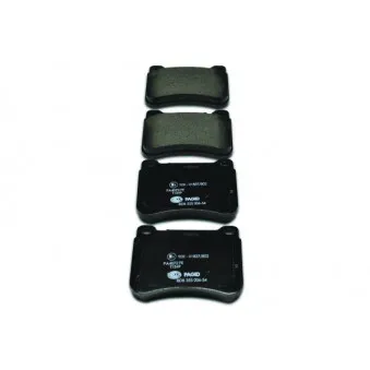 Jeu de 4 plaquettes de frein avant HELLA PAGID 8DB 355 006-541