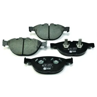 Jeu de 4 plaquettes de frein avant HELLA PAGID 8DB 355 006-551