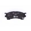 Jeu de 4 plaquettes de frein avant HELLA PAGID 8DB 355 006-621 - Visuel 3