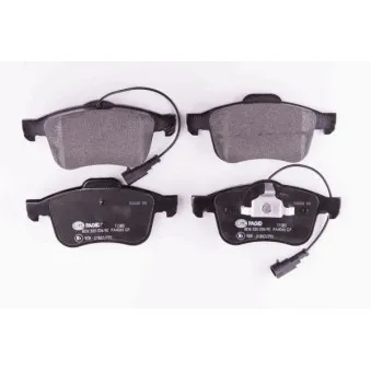 Jeu de 4 plaquettes de frein avant HELLA PAGID 8DB 355 006-901