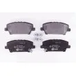 Jeu de 4 plaquettes de frein avant HELLA PAGID 8DB 355 006-911 - Visuel 1