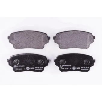 Jeu de 4 plaquettes de frein avant HELLA PAGID 8DB 355 006-941