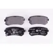 Jeu de 4 plaquettes de frein arrière HELLA PAGID 8DB 355 006-961 - Visuel 1