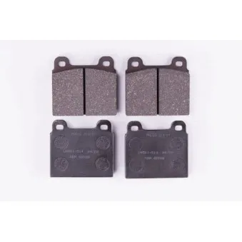 Jeu de 4 plaquettes de frein avant HELLA PAGID 8DB 355 007-011