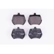 Jeu de 4 plaquettes de frein avant HELLA PAGID 8DB 355 007-081 - Visuel 1