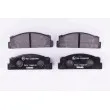 Jeu de 4 plaquettes de frein avant HELLA PAGID 8DB 355 007-111 - Visuel 1
