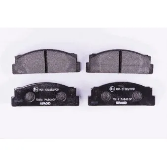 Jeu de 4 plaquettes de frein avant HELLA PAGID 8DB 355 007-111
