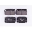 Jeu de 4 plaquettes de frein avant HELLA PAGID 8DB 355 007-251 - Visuel 1