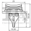 Clip, enjoliveur FA1 13-40018.10 - Visuel 2