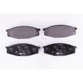 Jeu de 4 plaquettes de frein avant HELLA PAGID 8DB 355 007-291
