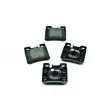 Jeu de 4 plaquettes de frein arrière HELLA PAGID 8DB 355 007-361 - Visuel 1
