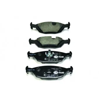 Jeu de 4 plaquettes de frein arrière HELLA PAGID 8DB 355 007-521