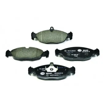 Jeu de 4 plaquettes de frein avant HELLA PAGID 8DB 355 007-531