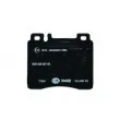 Jeu de 4 plaquettes de frein avant HELLA PAGID 8DB 355 007-551 - Visuel 3
