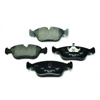 Jeu de 4 plaquettes de frein avant HELLA PAGID 8DB 355 007-721