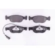 Jeu de 4 plaquettes de frein avant HELLA PAGID 8DB 355 007-921 - Visuel 1