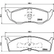Jeu de 4 plaquettes de frein avant HELLA PAGID 8DB 355 007-941 - Visuel 2