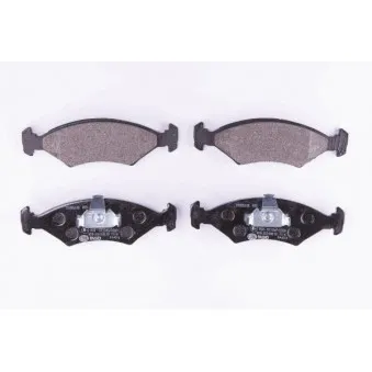 Jeu de 4 plaquettes de frein avant HELLA PAGID 8DB 355 008-331