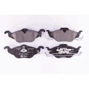 Jeu de 4 plaquettes de frein avant HELLA PAGID 8DB 355 008-571