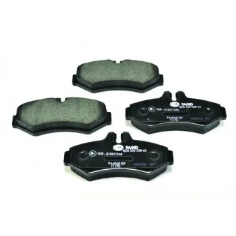 Jeu de 4 plaquettes de frein arrière HELLA PAGID 8DB 355 008-651
